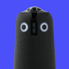 Owl Labs Meeting Owl 4 - Superior 360° Video Conferencing with 8 Microphones for Seamless Collaboration